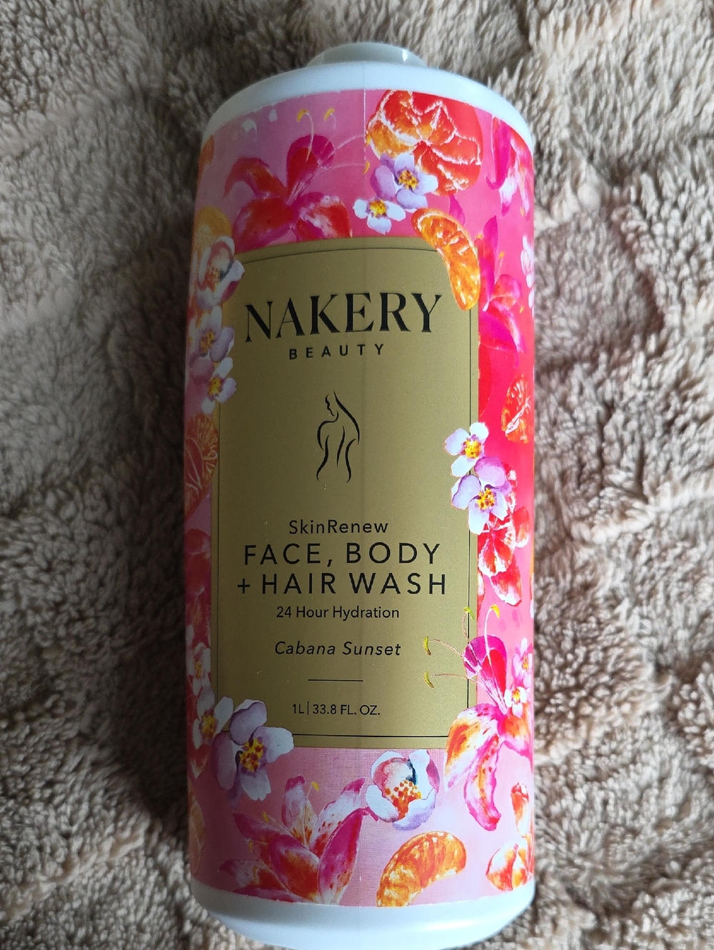 Nakery Beauty Cabana Sunset Face, Body & Hair Wash — Pink Floral